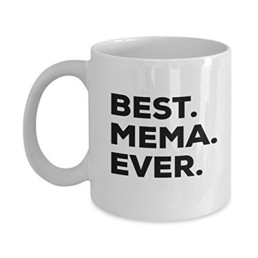Imagem de Mema Gifts – Caneca de café Best Mema Ever – Ideia inovadora de presente – Adicionar ao conjunto de caixas de presente – no dia das mães e Natal – Presentes que
