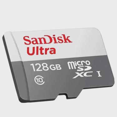 Imagem de Memory Card 128 gb Sandisk Ultra Micro Sd Classe 10 80 Mbps