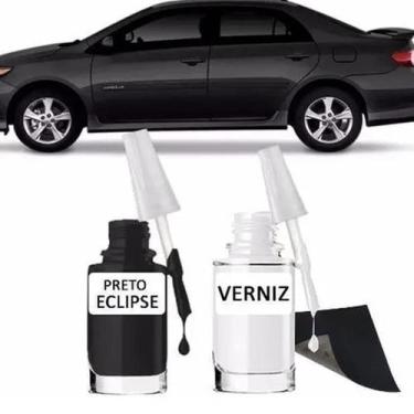 Imagem de Tinta Retoque Tira Risco Automotivo Preto Eclipse Preto - Mgn