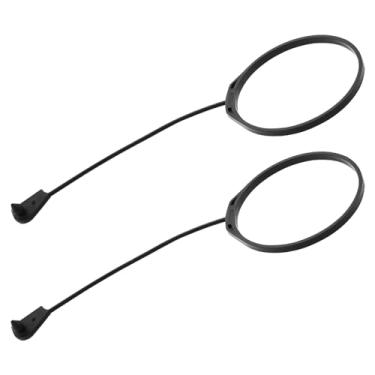 Imagem de SG Store 2 peças de cabo de amarração de tampa de enchimento de combustível compatível com Jaguar XF Gasolina Diesel tanque de combustível tampa de gás corda de borracha diâmetro externo 71 mm