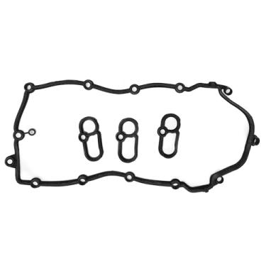 Imagem de Hihaha Nº LR041868 Junta de tampa de válvula com vedações de vela de ignição para Land Rover Discovery 2017-2020 / Junta de vedação de válvula de cabeça de cilindro/Junta de tampa de balancim de