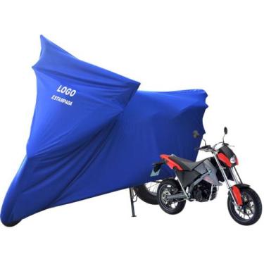 Imagem de Capa Cobrir Moto BMW G 650 X Não Risca Pintura De Luxo - Mz, Azul