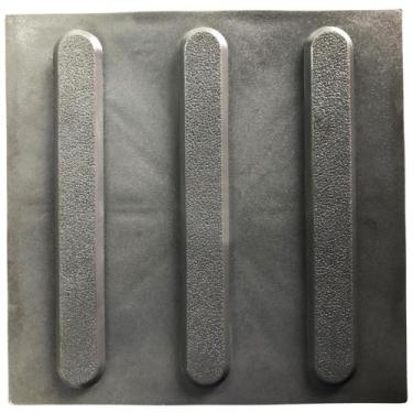 Imagem de Piso Tátil PVC Argamassado Direcional - Argatátil 10mm - 10Peças - TB 
