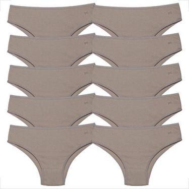 Imagem de Kit 10 Tangão Cotton Penteado Feminina Estilo Atacado - Básica Linda, 