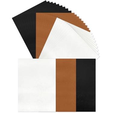Imagem de Cinvo Pacote com 30 cartazes de couro gravados A4 grosso cartolina papel cartolina cartolina folhas de papel grosso para capa de caderno, cartazes, scrapbook, placas, decoração de festa, artesanato