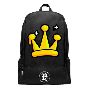 Imagem de Mochila Escolar Basica Pega a Visão Estampado Coroa Masculina-Masculino