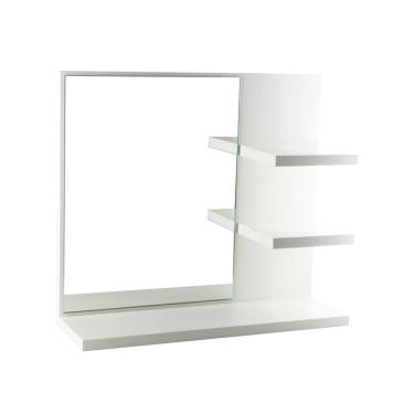 Imagem de Espelho Para Banheiro Com Armário Branco Nice 40cm