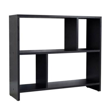 Imagem de Rack Para Tv Nicho Aparador Madeira Preto Para Sala Quarto