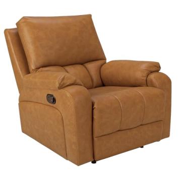 Imagem de Poltrona Reclinável do Papai Manual Ravenna Império Estofados Couríssimo (CINZA 865)