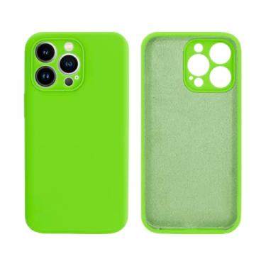 Imagem de Capinha Celular para iPhone 14 Pro Com Proteção de Câmera em Silicone com Interior Aveludado