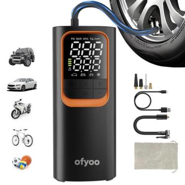 Imagem de Compressor de ar OFYOO Tire Inflator portátil 170PSI com bateria