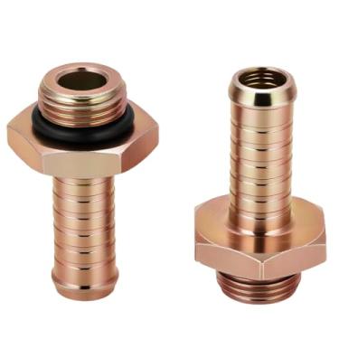 Imagem de Conector de tubo de óleo refrigerador Tansmission serve para F-150 2010-2014 (rosca M18 × 1,5), conectores de linha de refrigerador de óleo Trans