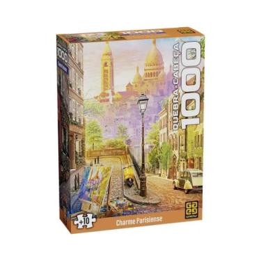 Imagem de Quebra-cabeça 1000 peças Charme Parisiense Grow - 04923