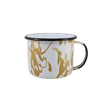 Imagem de Caneca 12 Esmaltado Marmorizado Marrom 1100 ml - Ewel