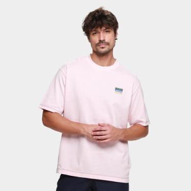 Imagem de Camiseta Lacoste Casual Masculina, Rosa claro, P