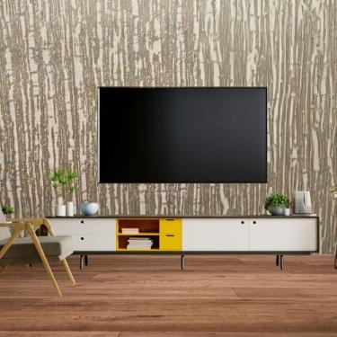 Imagem de Papel de Parede PREMIUM Amadeirado Rústico 5 metros = 1 Rolo de 5m X 45cm Autocolante Sala Quarto Escritório