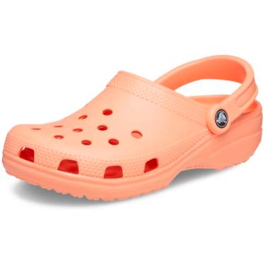 Imagem de Crocs Tamanco clássico unissex adulto, Mamão, 40