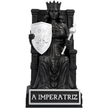 Imagem de Estátua A Imperatriz - Arcano Maior de Tarot (Cor Nox Argentum)