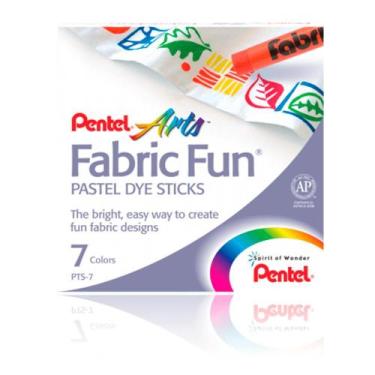 Imagem de Giz Pastel Seco com 7 Cores - Pentel