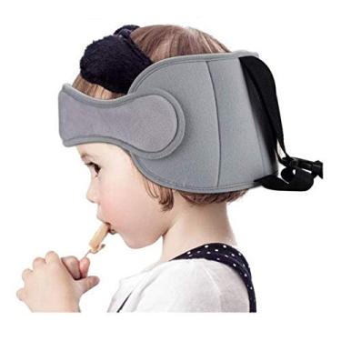 Imagem de Apoio Suporte de Cabeça do Bebê Cochilo Assento de Carro Cor:Cinza