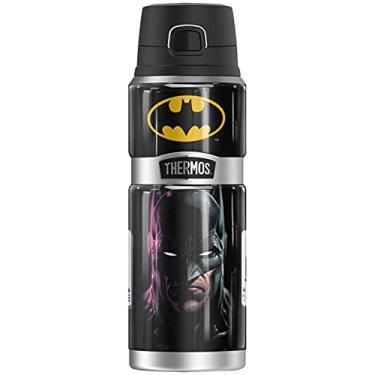 Imagem de Garrafa de a o inoxid vel Batman vs Joker THERMOS de a o inoxid vel, isolamento a v cuo e parede dupla, 680 g