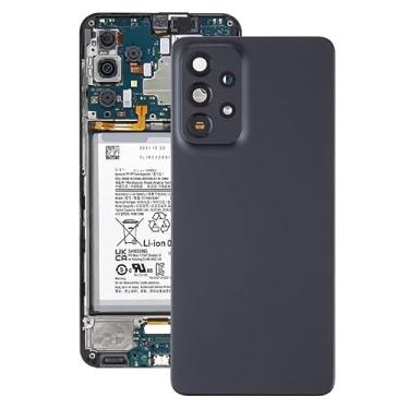 Imagem de YUNCHAO Acessórios telefônicos Para o for SAMSUNG Galaxy A53 5G SM-A536B Tampa traseira original da bateria com tampa da lente da câmera Substituição do telefone celular