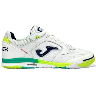 Imagem de CHUTEIRA FUTSAL JOMA TOP FLEX REBOUND, BRANCO MAR