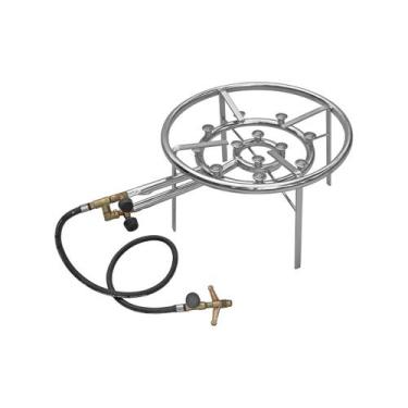 Imagem de Fogareiro 2 Em 1 C/ 35cm Zincado Alta Pressão 029 Papaléguas