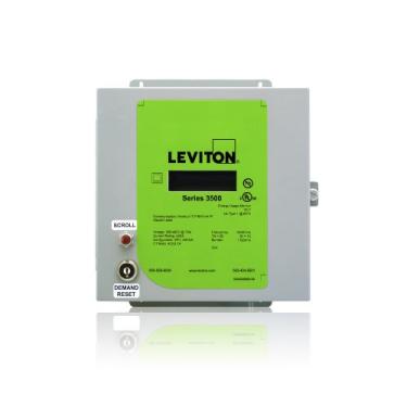 Imagem de Leviton Kit de medidor interno VerifEye Series 3500 Modbus TCP/BACnet IP com 3 CTs de núcleo dividido, 400-Amp, 3KUMT-4M