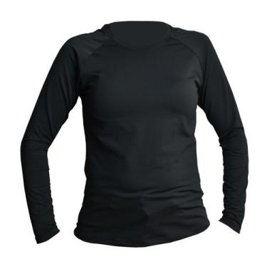 Imagem de Blusa Segunda Pele Feminina Alps Inverno Frio Preto, Preto, G