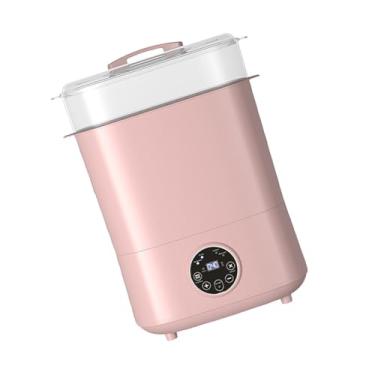 Imagem de Qianly Aquecedor de mamadeiras Esterilizador e secador elétrico de mamadeiras a vapor Aquecedor de mamadeiras, Rosa