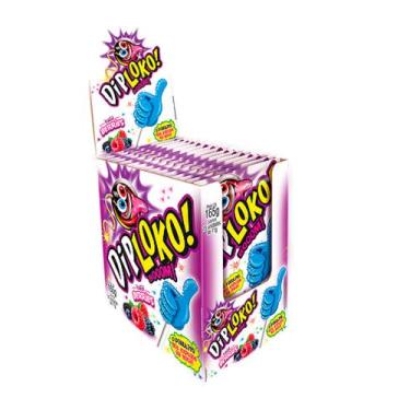 Imagem de Pirulito Explosivo Dip Loko Boom Wild Berries 15X11G - Danilla Foods