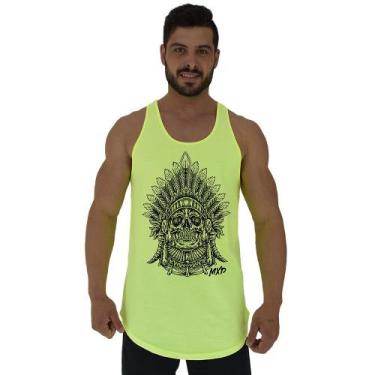 Imagem de Regata Longline Estampada Masculina MXD Conceito Caveira Apache, Mascu