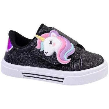 Imagem de Tênis Infantil para Menina Unicórnio Confort Segurança que Sua Filha M