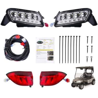 Imagem de FIXHAWK Kit De Iluminação Led Club Car Tempo, Farol E Lanterna Traseira Incluídos Com Chicote Adequado Para Carrinho Golfe Elétrico A Gás Tempo