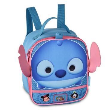 Imagem de Lancheira Térmica Tsum Tsum Creche Disney 3D Stitch - Azul
