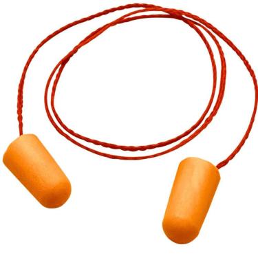Imagem de Protetor Auricular Espuma Cordão Redução de Ruído 16DB 3M CA 5674
