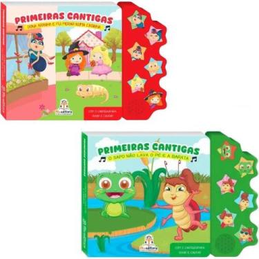 Imagem de Kit Primeiras Cantigas: Dona Aranha + Sapo Não Lava o Pé (2 Vol) - Kit