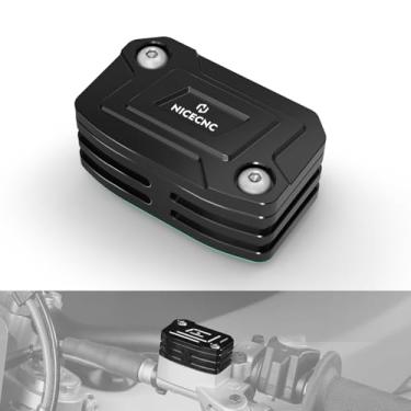 Imagem de NICECNC Reservatório de embreagem preto grande volume compatível com Husqvarna FC 250/350/450 TX300I FX 350/450 TC 125/250 2022-2024 250-501 TE/FE 2014-2016 250-450 TC/FC 2014-2016 4-2019 5 Consulte o