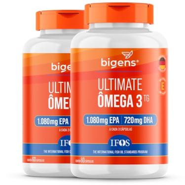 Imagem de Ultimate Ômega 3 TG, Selo IFOS, 1.080mg EPA + 720mg DHA, 60 caps, Bigens (Kit2 2)