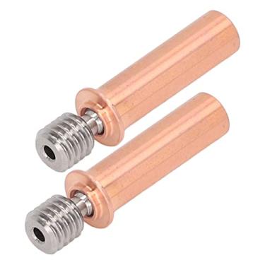 Imagem de Cr6 Se Todo o Metal Hotend 2 Pçs Bocal Garganta Bimetal Tubo de Ruptura de Calor M6 Acessório Impressora 3d para Cr 6 Se 2 Pces Bocal Garganta M6 Rosca