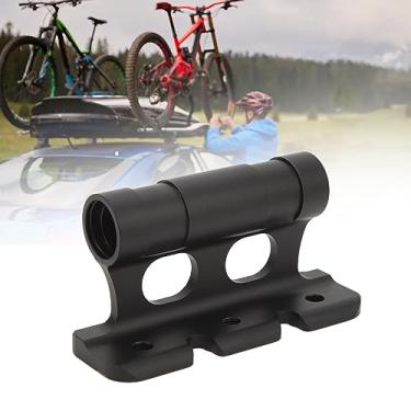 Imagem de Ymiko Suporte de Garfo de Bicicleta, Através de Suportes de Eixo, Suporte de Bicicleta Dianteiro de Liga de Alumínio Resistente para Rack de Teto de Carro, Cama de Caminhão, van,