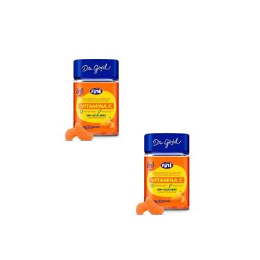 Imagem de Kit 2 Fini Vitamina C Sabor Tangerina 2x30 Gomas Dr Good-Unissex