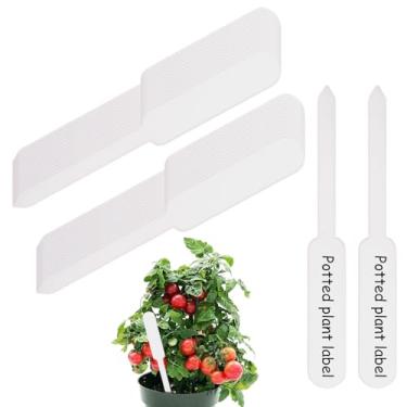 Imagem de Etiquetas de plantas - Marcadores de plantas | Marcadores impermeáveis à prova de intempéries para berçário de vegetais em ambientes internos e estufa