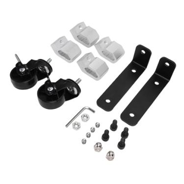 Imagem de ZJchao Rodas Dianteiras de Construção de Aço, Kit de Roda de Rodízio de Caixa de Ferramentas de Rolamento de 2 Unidades Com Design Silencioso Atualizado, para Substituição e Instalação