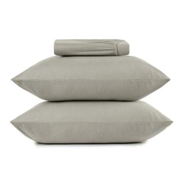 Imagem de Jogo de Cama Casal Altenburg Malha Soft 100% Algodão Fio Penteado Liso