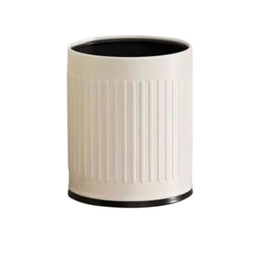 Imagem de Caixote do lixo doméstico sala de estar moderna simples comercial luz luxo grande quarto banheiro cozinha sem tampa lata de lixo (branco)