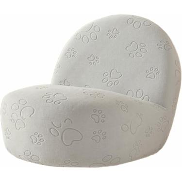 Imagem de Capa De Sofá De Chão Preguiçoso De Assento Único, Capa De Veludo Sem Braços, Sem Apoio De Braço, Protetor De Sofá De Chão Para Sala De Estar, Quarto