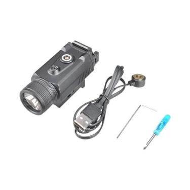 Imagem de Lanterna Tática Combo De Luz Laser Verde 2000 Lumens Magnética Recarre