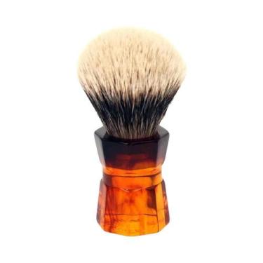 Imagem de Pincel De Barba Masculino Para Barbear Molhado, Pelo De Texugo 26mm, M